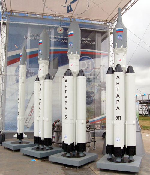 Макеты ракет семейства «Ангара». Викисклад