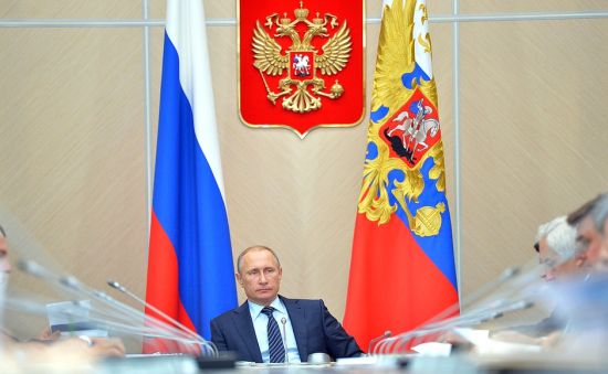 Владимир Путин на заседании президиума Госсовета по вопросам развития рыбохозяйственного комплекса.