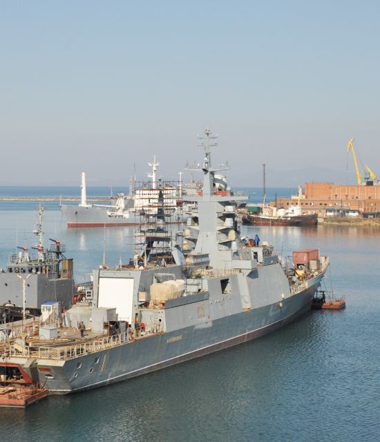 Амурские корабелы завершают строительство корвета «Совершенный», который сейчас находится на достройке в ЗСО «Восток».