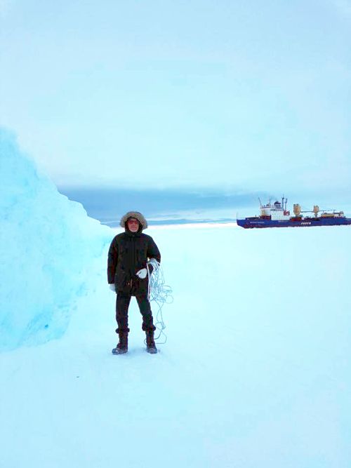 Андрей Островский в Антарктиде