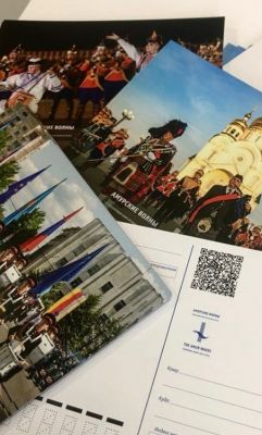 Обладатели открыток смогут не только получить теплый привет из Хабаровска и увидеть кадры с выступлениями оркестров. Фото автора