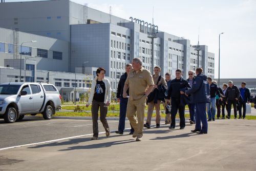 Глава Роскосмоса ознакомился с ходом строительства стартового комплекса  "Ангары". Пресс-служба ГК "Роскосмос"