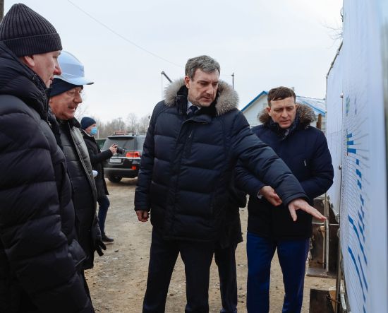 Губернатор Приамурья Василий Орлов оценил ход строительства нового путепровода в Свободном
