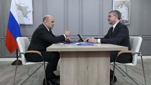 Михаил Мишустин и Василий Орлов