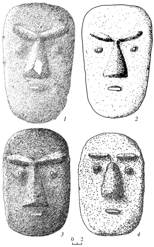 Железные маски чжурчжэней - маски защиты лучников или же изображение предка шамана