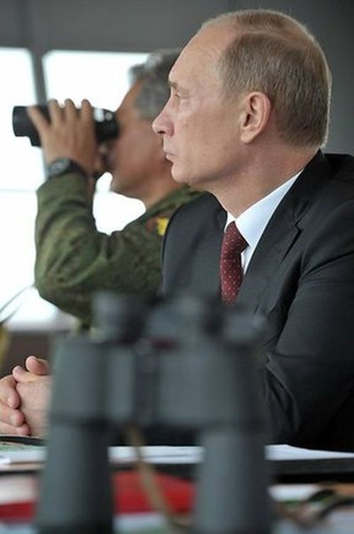 Во время учений в рамках комплексной проверки войск Восточного военного округа. Фото пресс-службы Президента России