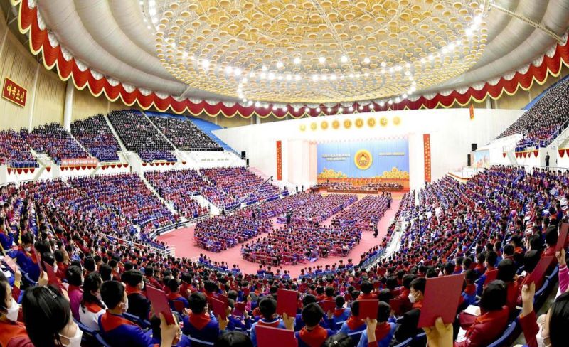 В конце декабря 2022 г. в Пхеньяне в торжественной обстановке проходил IX съезд Детского союза Кореи.