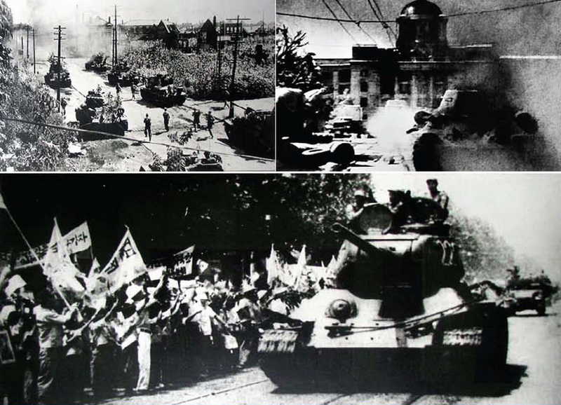 Воины Народной Армии освободили Сеул через 3 дня после вспышки войны.