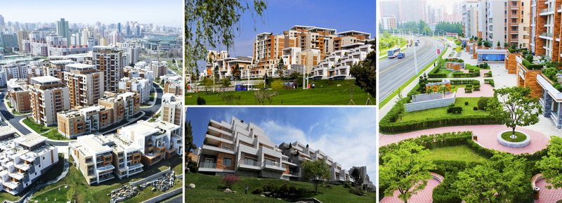 Жилые дома в квартале Кёнру.