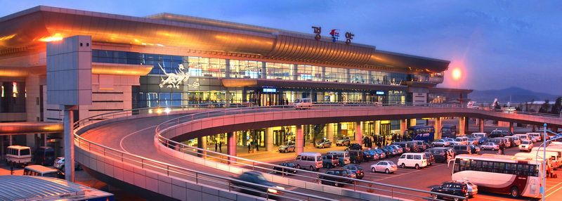 Аэровокзал Пхеньянского международного аэропорта.