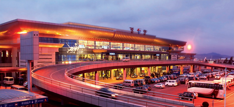 Терминал Пхеньянского международного аэропорта.