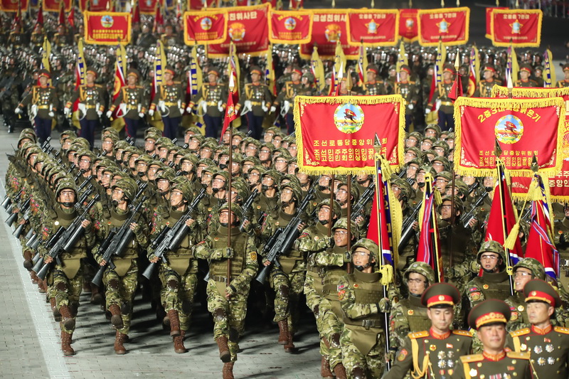 Колонны военного парада в честь 70-летия Победы в Отечественной освободительной войне. Июль 2023 года.