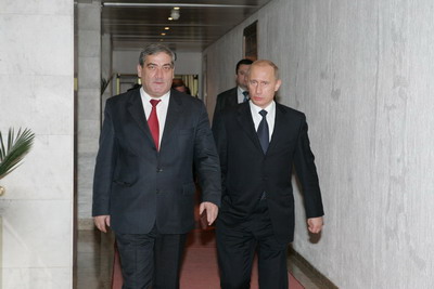 Штыров (слева) и Путин