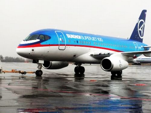«Суперджет» - первый взлет в аэропорту Хабаровска