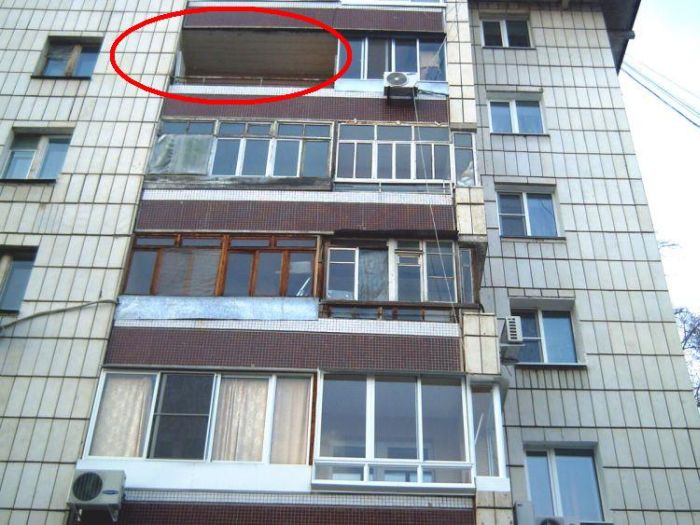 Хабаровск, ул. Шеронова, 68 - незастекленный балкон - «нехорошая квартира» №18