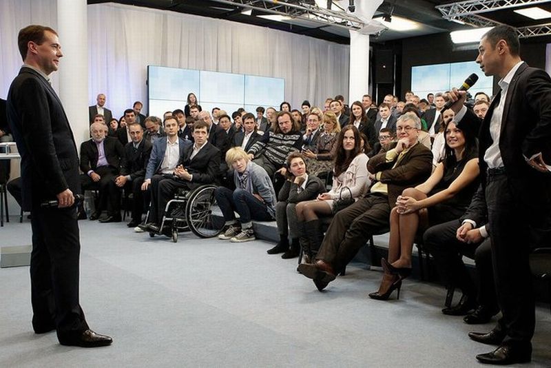 Встреча Дмитрия Медведева со сторонниками. Фото пресс-службы Президента России