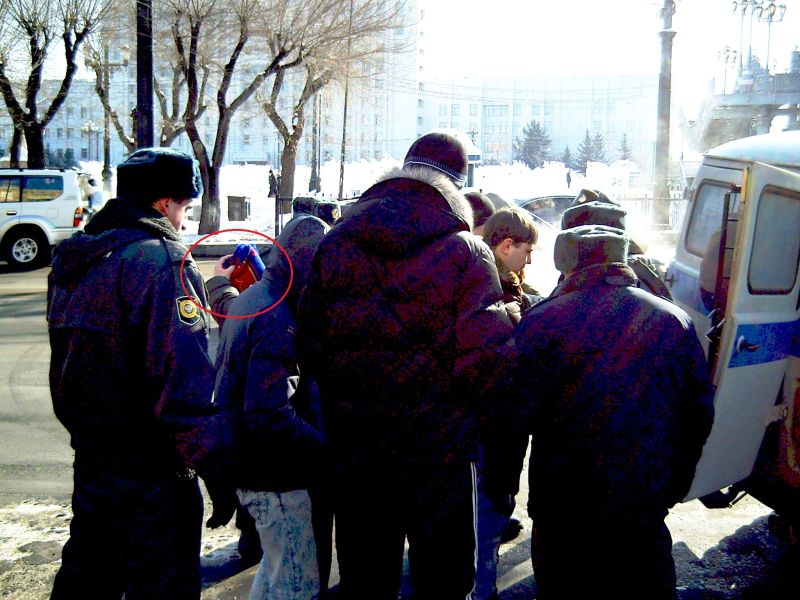 Хабаровск, площадь им.В. Ленина, 4 февраля
